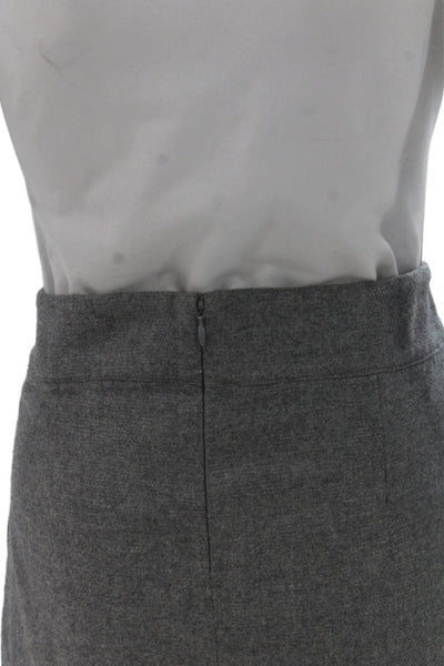 Graham & Spencer Womens Pleated Wool Skort Short Gray Size 6