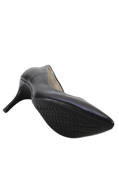 Cole Haan Womens Slip On Stiletto Pointed Toe Leather Pumps Black Size 6.5