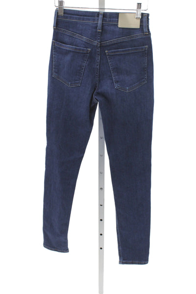 Citizens of Humanity Women Skinny Jeans Blue High Rise Cotton Inseam 27 Size 23