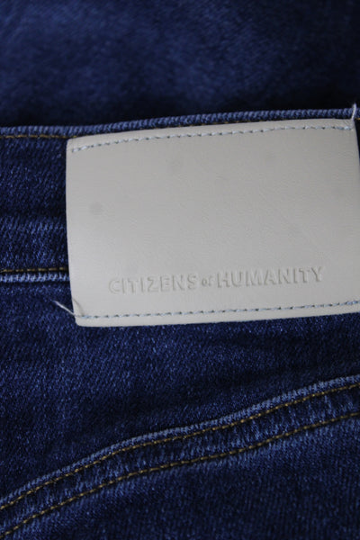 Citizens of Humanity Women Skinny Jeans Blue High Rise Cotton Inseam 27 Size 23