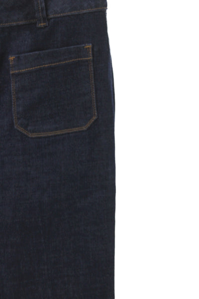 Alvin Valley Women Flared Blue Jeans Cotton Blend Button Fly Size 40