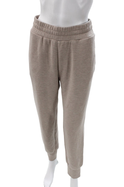 Varley Womens Jogger Pants Beige Pull On Viscose Blend Size S