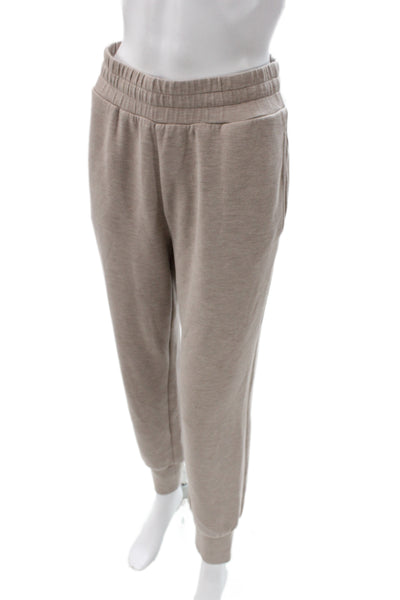 Varley Womens Jogger Pants Beige Pull On Viscose Blend Size S