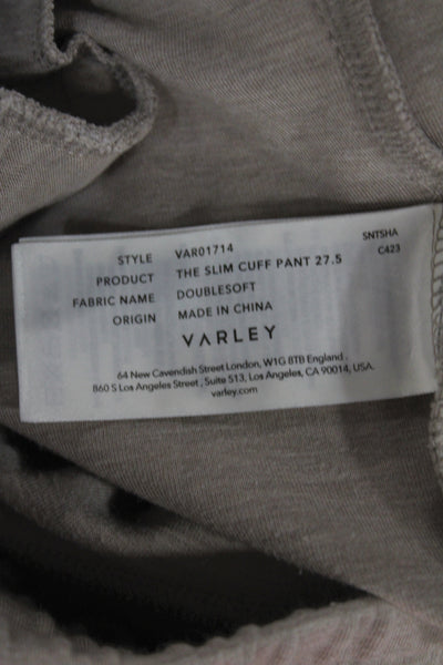 Varley Womens Jogger Pants Beige Pull On Viscose Blend Size S