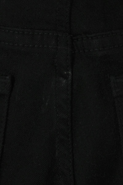 J Crew Womens Skinny Jeans High Waist Blue Button Cotton Size 29