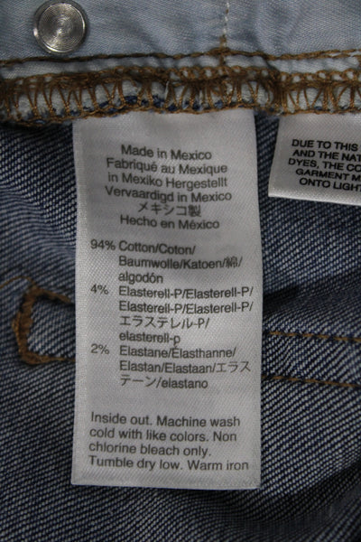 J Crew Womens Skinny High Waist Blue Cotton Jeans Size 29