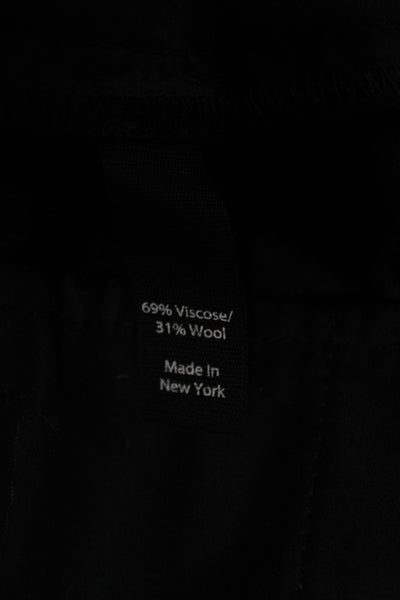 Voz Womens Dress Pants Black Minimalist 31in Inseam Size L