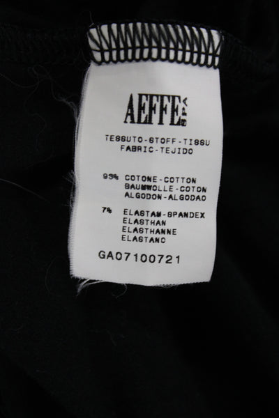 Philosophy di Alberta Ferretti Women Black Sleeveless Jersey Tank Cotton Size S