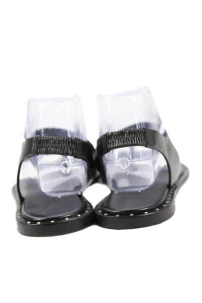 Vicenza Womens Carmel By The Sea Asymmetrical Strap Sandals Black Size 7