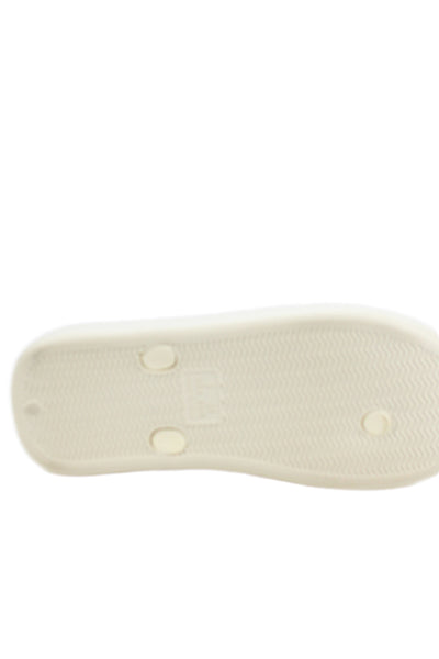 Jeffrey Campbell Womens Platform Slip-On Flip-Flops Cream Size 7