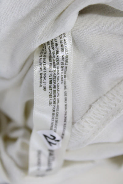 Free-est Women Harem Pants Ivory Cotton Drawstring Boho Size S