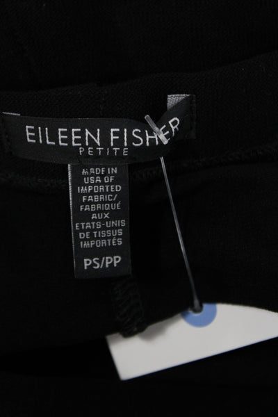 Eileen Fisher Women Capri Pants Black 24 Inseam Size PS