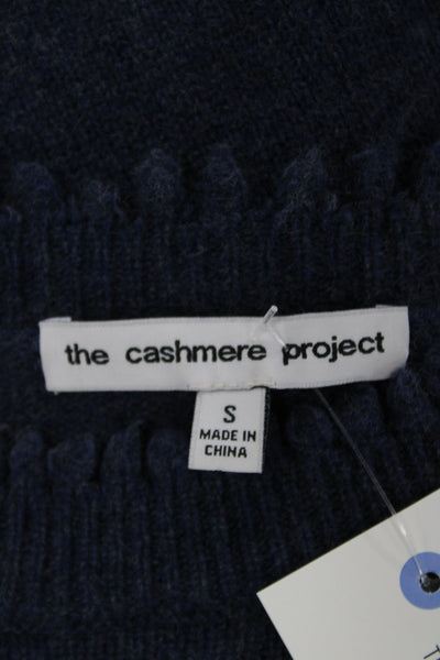 The Cashmere Project Women Pullover Cashmere Sweater Blue Size S