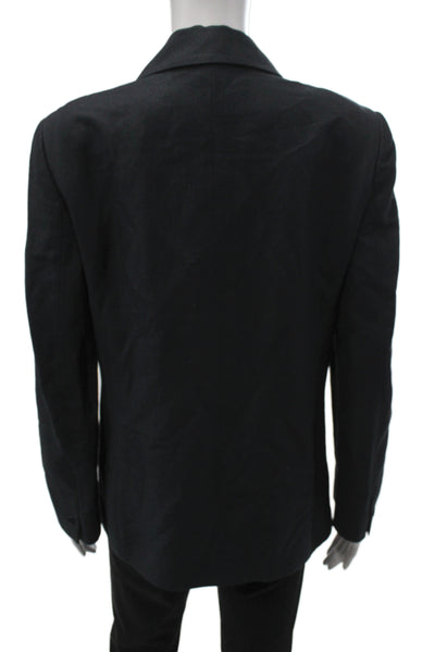 KORS Michael Kors Womens Basic Jacket Black Rayon Long Sleeve Size 8