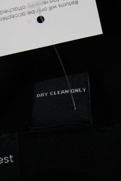 Central Park West Womens Cardigan V-Neck Black Long Sleeve Solid Size S