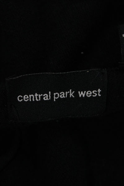 Central Park West Womens Cardigan V-Neck Black Long Sleeve Solid Size S