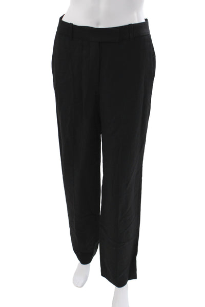 Fabiana Filippi Womens Dress Pants Black 64% Viscose Size 6