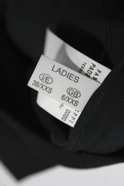 Fabiana Filippi Womens Dress Pants Black 64% Viscose Size 6