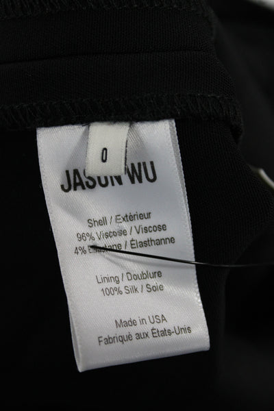 Jason Wu Womens Dress Pants Black Viscose Size 2