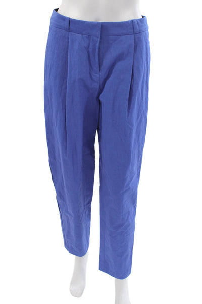 Jason Wu Women Dress Pants Blue 64% Cotton Hook & Eye Size 2