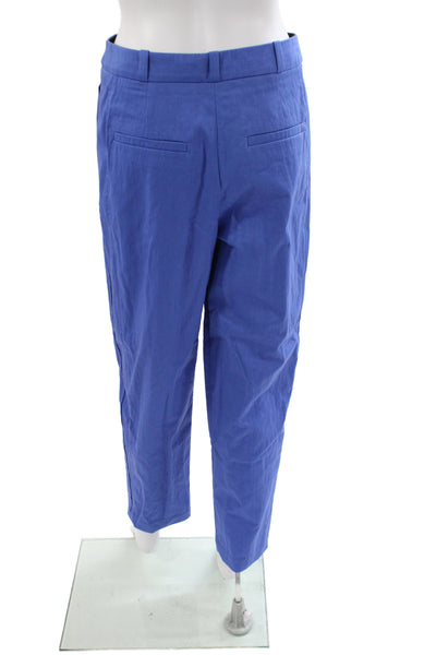Jason Wu Women Dress Pants Blue 64% Cotton Hook & Eye Size 2