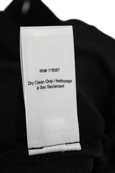Jason Wu Women Dress Pants Black Cupro Drawstring Size 2