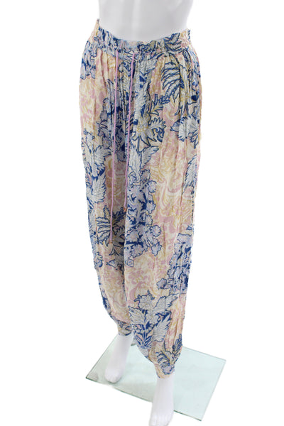 Intimately Free People Women Harem Pants Floral Viscose Size S
