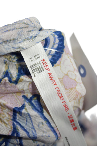 Intimately Free People Women Harem Pants Floral Viscose Size S