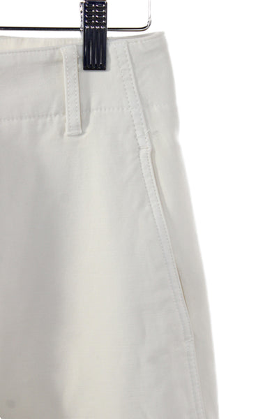 Wilfred Free Womens Chino Pants Ivory Button Cotton 31in Inseam Size 0