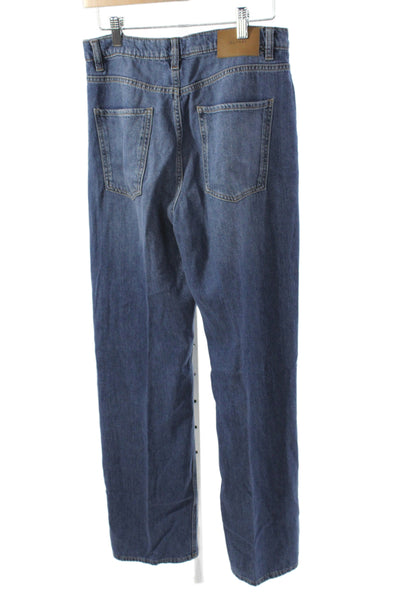 DL1961 Women High Rise Straight Jeans Blue Cotton Size 27
