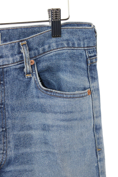 Citizens of Humanity Womens Straight Jeans Blue High Rise Button Fly Size 28