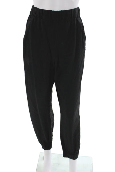 Maria + Cornejo Women Jogger Pants Black Pull On Size S