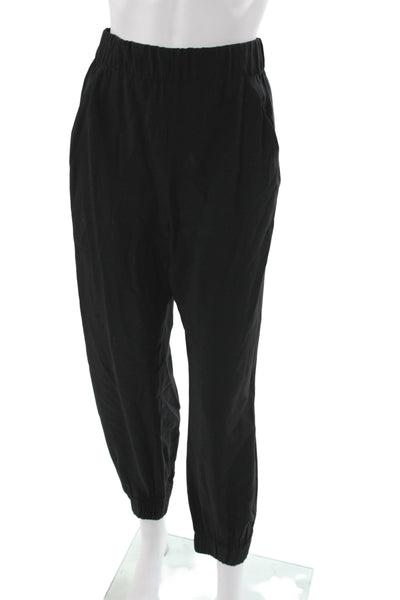 Maria + Cornejo Women Jogger Pants Black Pull On Size S