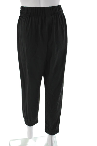 Maria + Cornejo Women Jogger Pants Black Pull On Size S