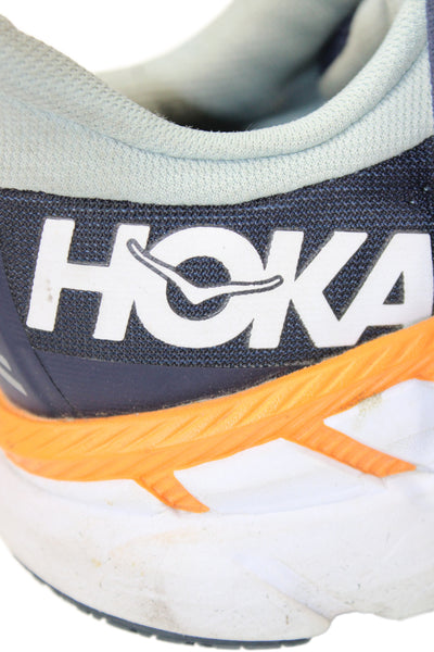 HOKA Womens Mesh Lace-Up Tied Running Sneakers Navy Size 9
