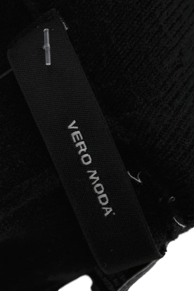 Vero Moda Women Black Sweatpants Pull On Viscose Size XL