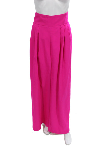 Eliza J Women Dress Pants Pink Zip 100% Polyester Inseam 30 Size 12
