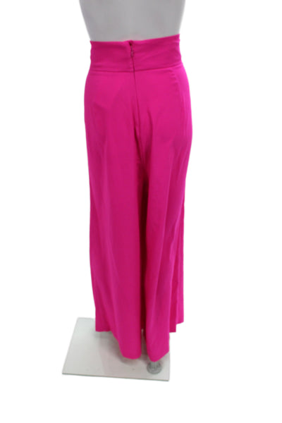 Eliza J Women Dress Pants Pink Zip 100% Polyester Inseam 30 Size 12