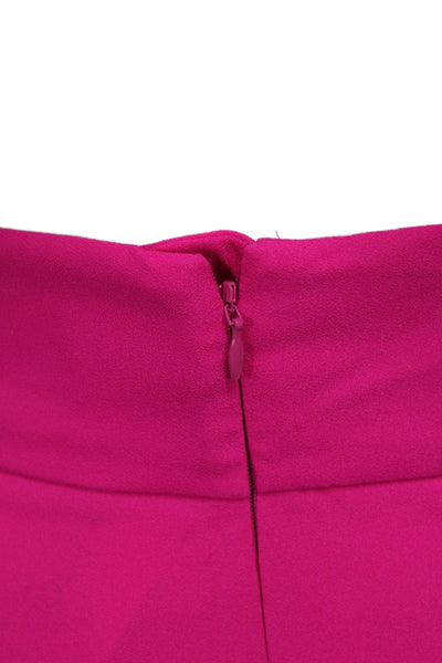 Eliza J Women Dress Pants Pink Zip 100% Polyester Inseam 30 Size 12