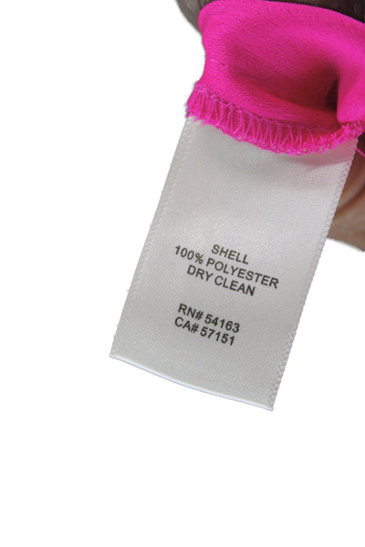 Eliza J Women Dress Pants Pink Zip 100% Polyester Inseam 30 Size 12