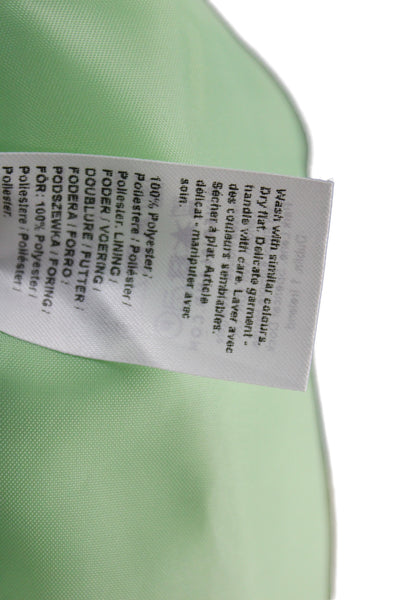 River Island Women Green Polyester Dress Pants Button Closure Size 16
