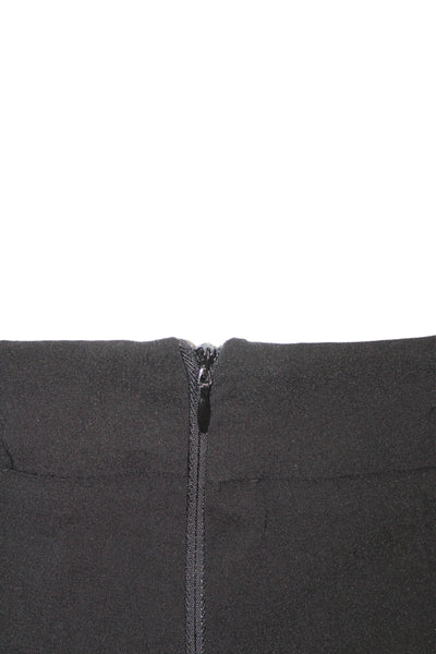 River Island Womens Dress Pants Black Petite Zip 75% Viscose Size 16