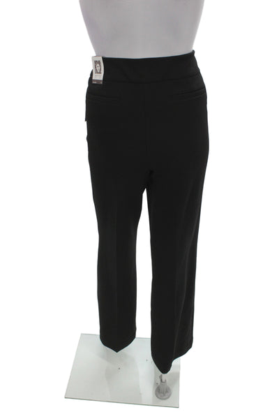 Anne Klein Womens Dress Pants Black Pull On 32in Inseam Size M