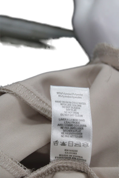 Bishop and Young Women Paperbag Pants Beige Button 32 Inseam Size L