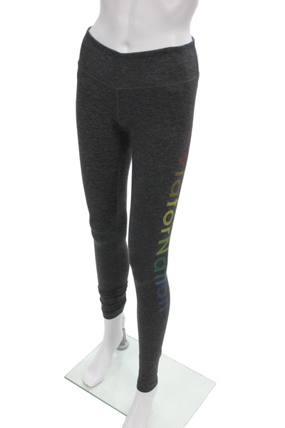 Aviator Nation Womens Ankle Leggings Gray Pride Size S