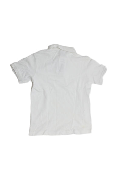 Lacoste Teens 100 Percent Cotton Polo Shirt White Size 12