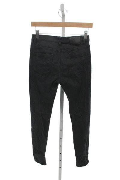 DL1961 Mens Skinny Jeans Black Mid Rise Cotton Size 14