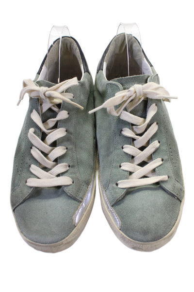 Golden Goose Deluxe Brand Womens Lace Up Suede Super Star Sneakers Gray Size 40