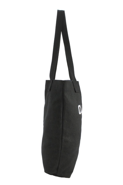 Cynthia Rowley X Bandier Womens Bi Color Cali York Canvas Tote Handbag Navy