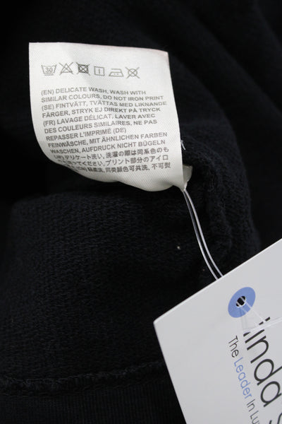 ACNE Studios Unisex Adults Pullover Hoodie Black Size L